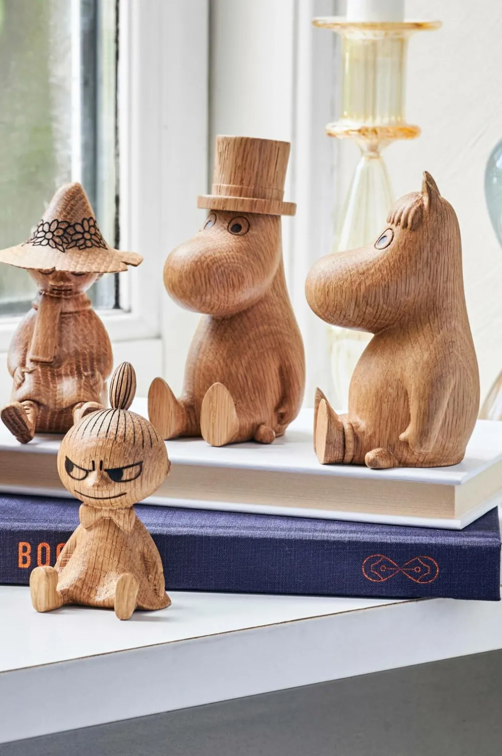 Dsignhouse x Moomin Pynteting>Trædoration Muminpappa 10 cm Ek