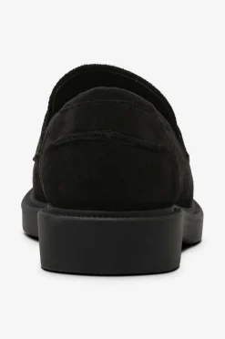 Duffy Loafers i ruskindsimitation Black Sale