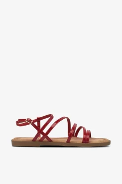 Duffy Sandaler Red Clearance