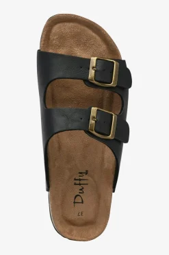 Duffy Sandaler Black New