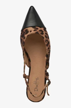 Duffy Slingback Shoes Brown/multi Hot