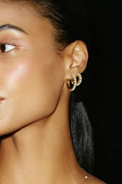 Edblad Øreringe Lilo Hoops L Gold Clearance