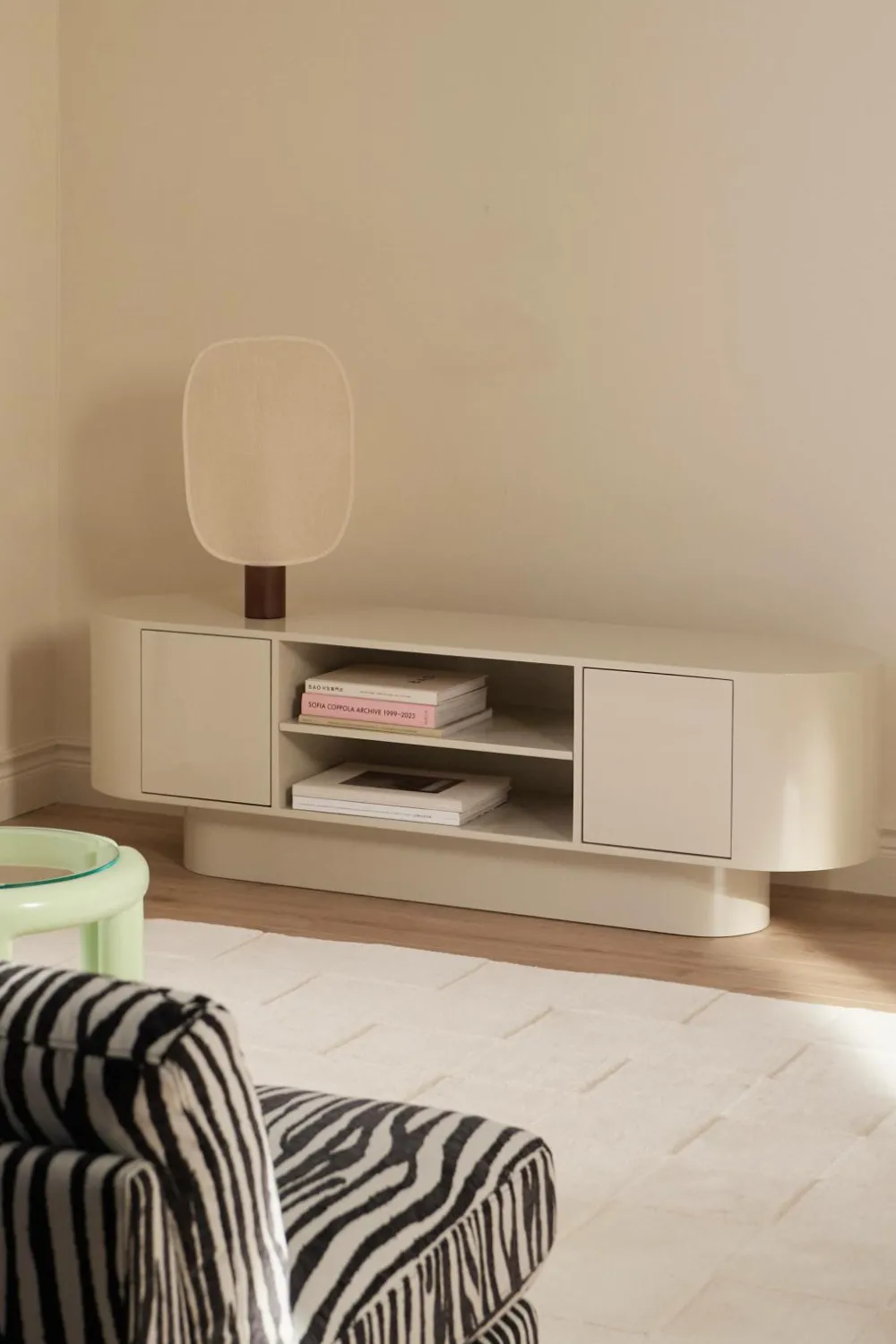 Ellos Tv-bord High Gloss Low Beige Sale