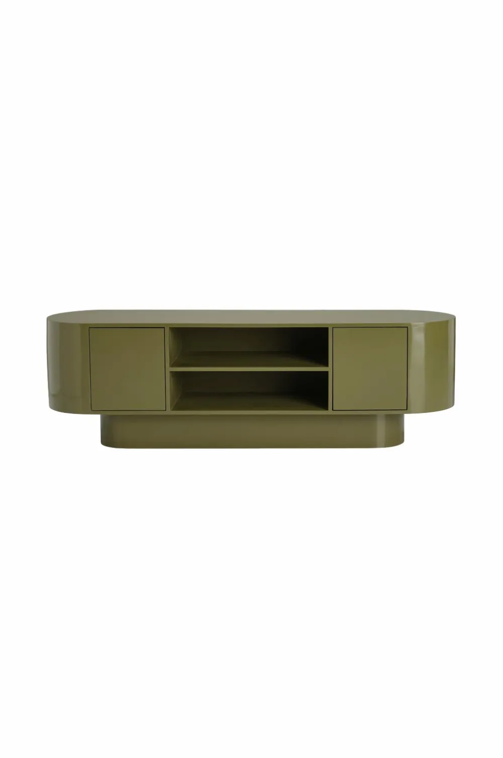 Ellos Tv-Bænke>Tv-bord High Gloss Low Grøn