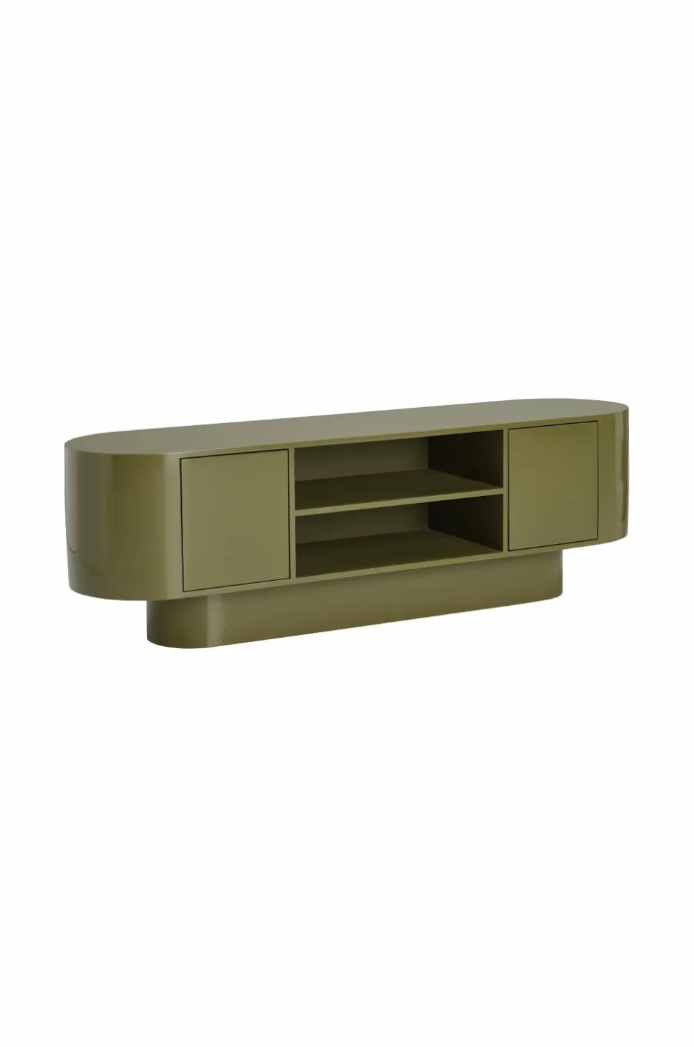 Ellos Tv-Bænke>Tv-bord High Gloss Low Grøn