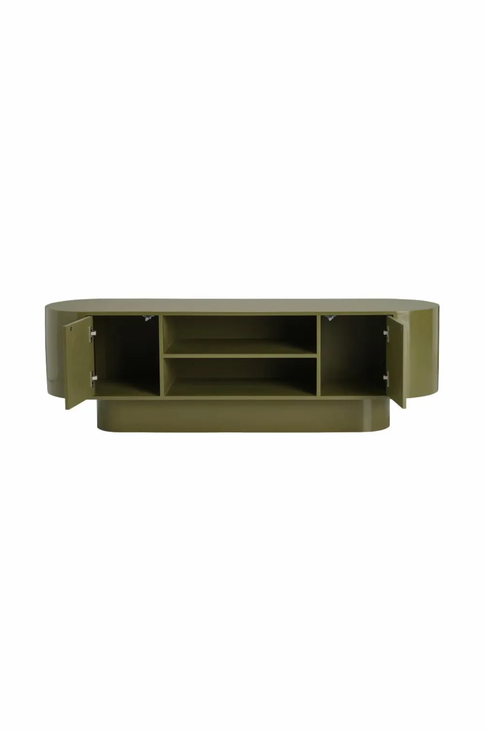 Ellos Tv-Bænke>Tv-bord High Gloss Low Grøn