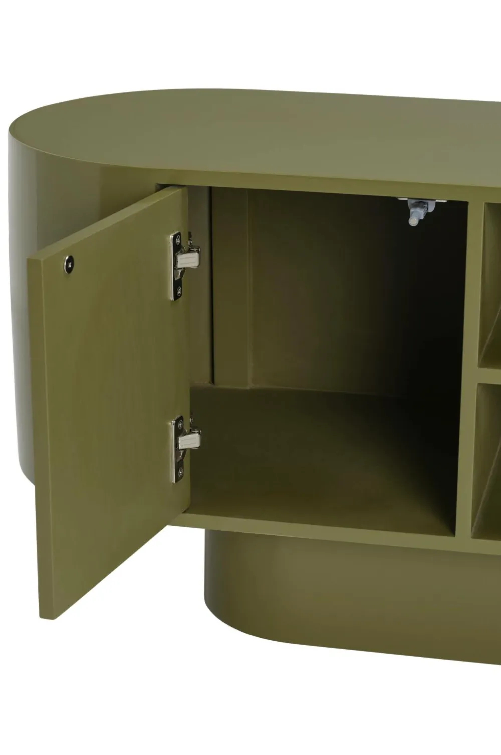 Ellos Tv-Bænke>Tv-bord High Gloss Low Grøn