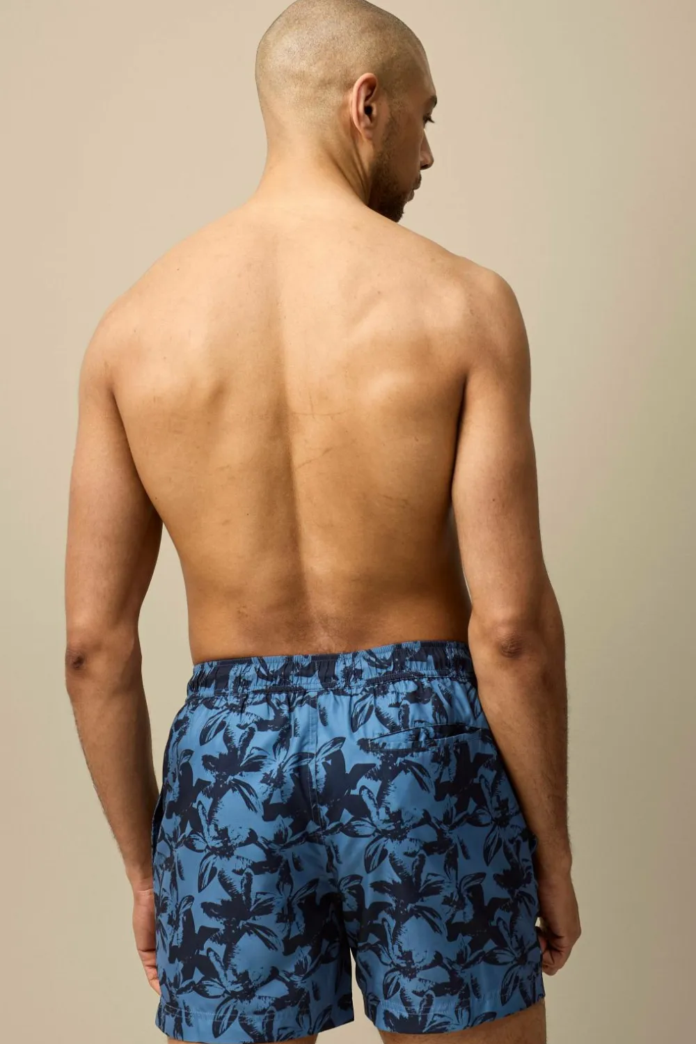Ellos Badetøj>Collection Badebukser Caleb Blå blomstret
