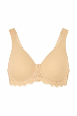 Ellos Collection Bøjle-bh med blondedetaljer Beige