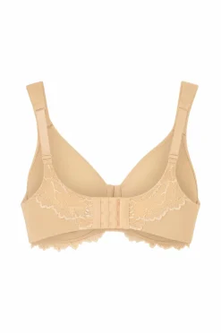 Ellos Collection Bøjle-bh med blondedetaljer Beige