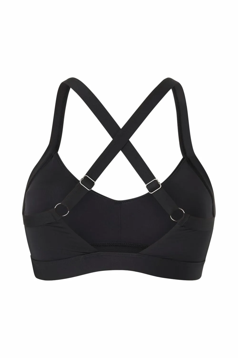 Ellos Bikinier & Bikinidele>Collection Blød bikinitop med krydset ryg Sort