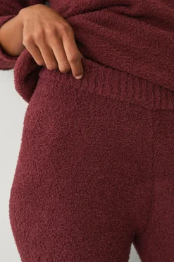 Ellos Collection Bløde bukser vinrød Outlet