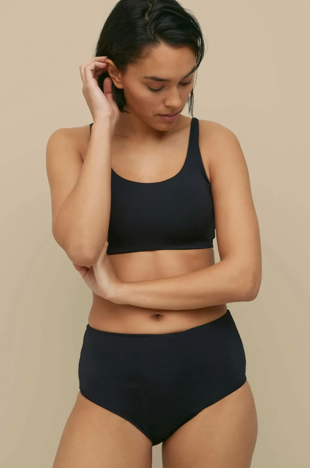 Ellos Collection Blød bikinitop Sort Sale