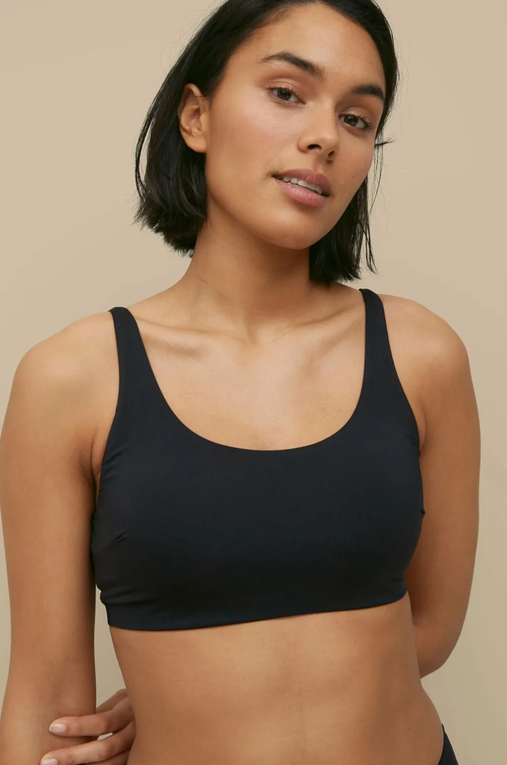 Ellos Collection Blød bikinitop Sort Sale
