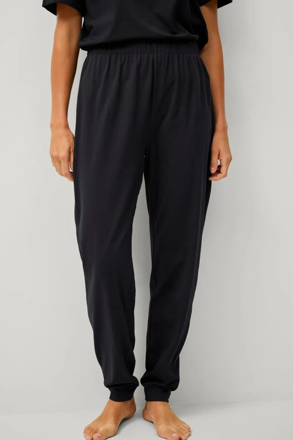 Ellos Nattøj>Collection Blødt pyjamassæt Sort