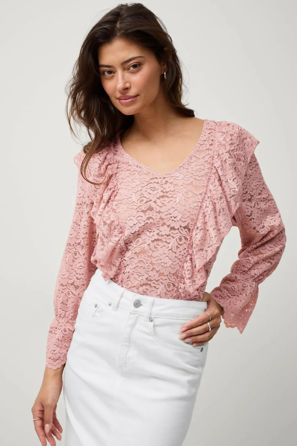 Ellos Collection Blondetop Elin Rosa Outlet