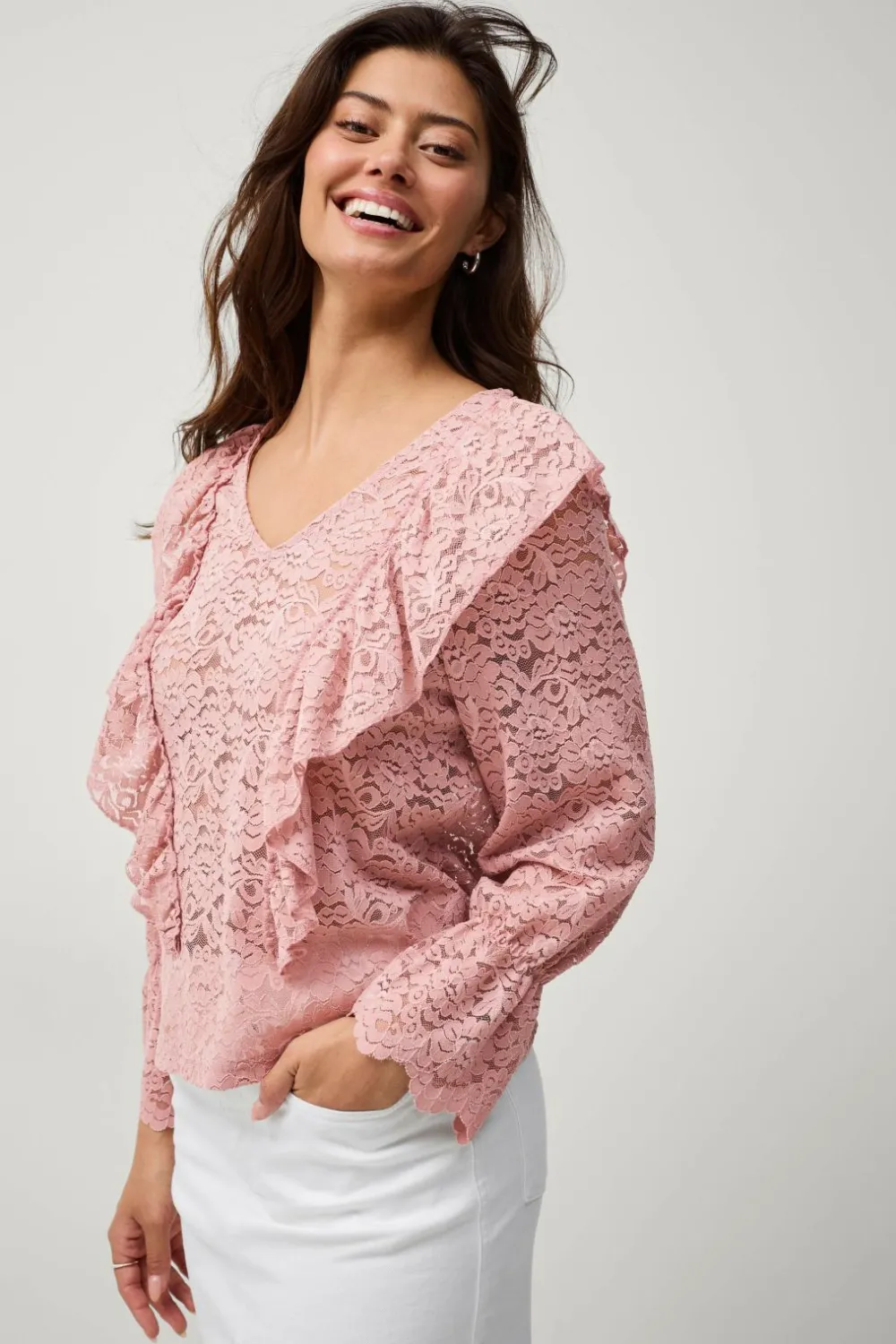 Ellos Collection Blondetop Elin Rosa Outlet
