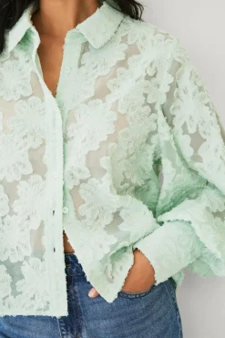 Ellos Collection Bluse Kim Lysegrøn Clearance