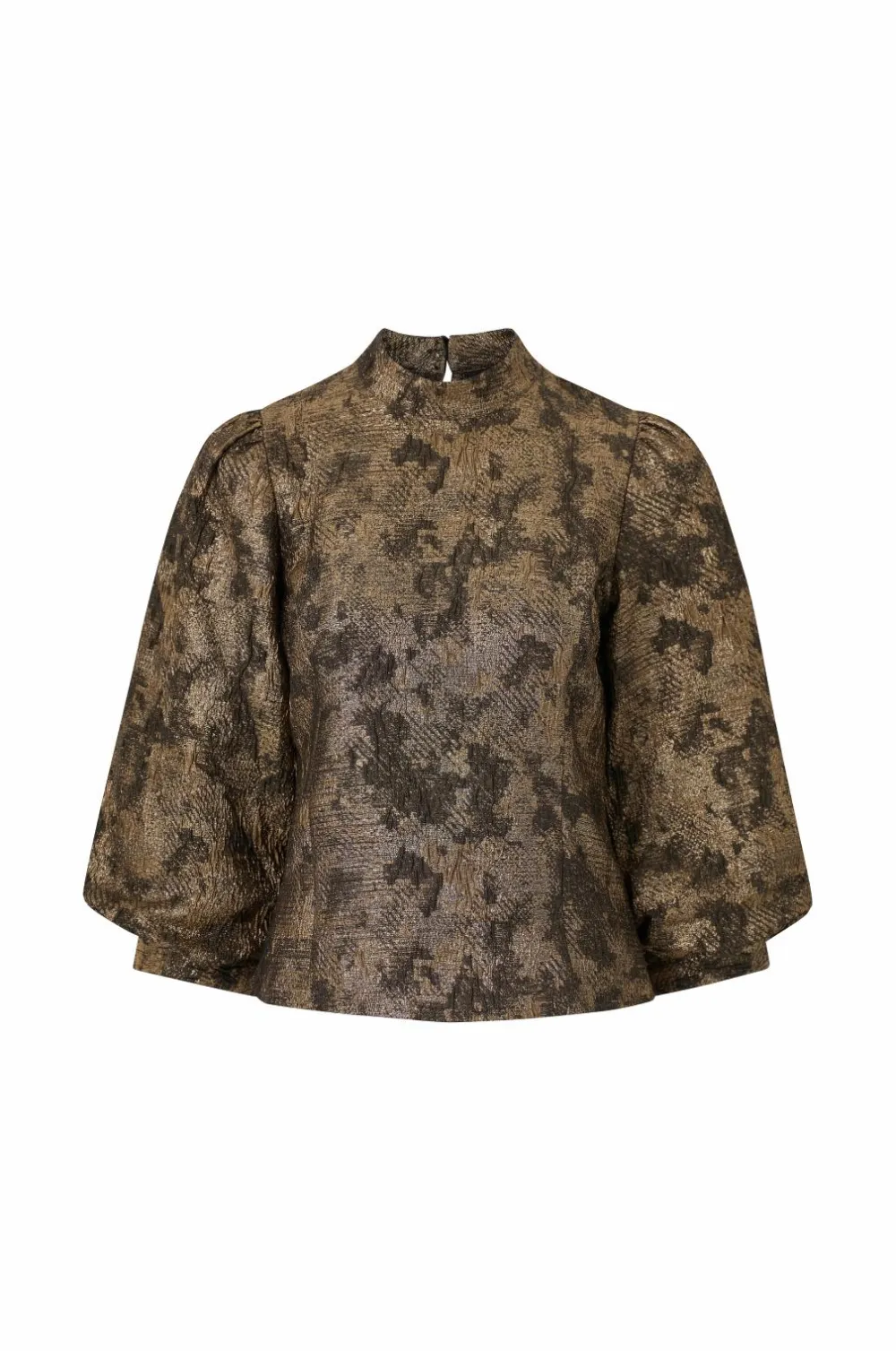 Ellos Skjorter & Bluser>Collection Bluse i Jacquard guld