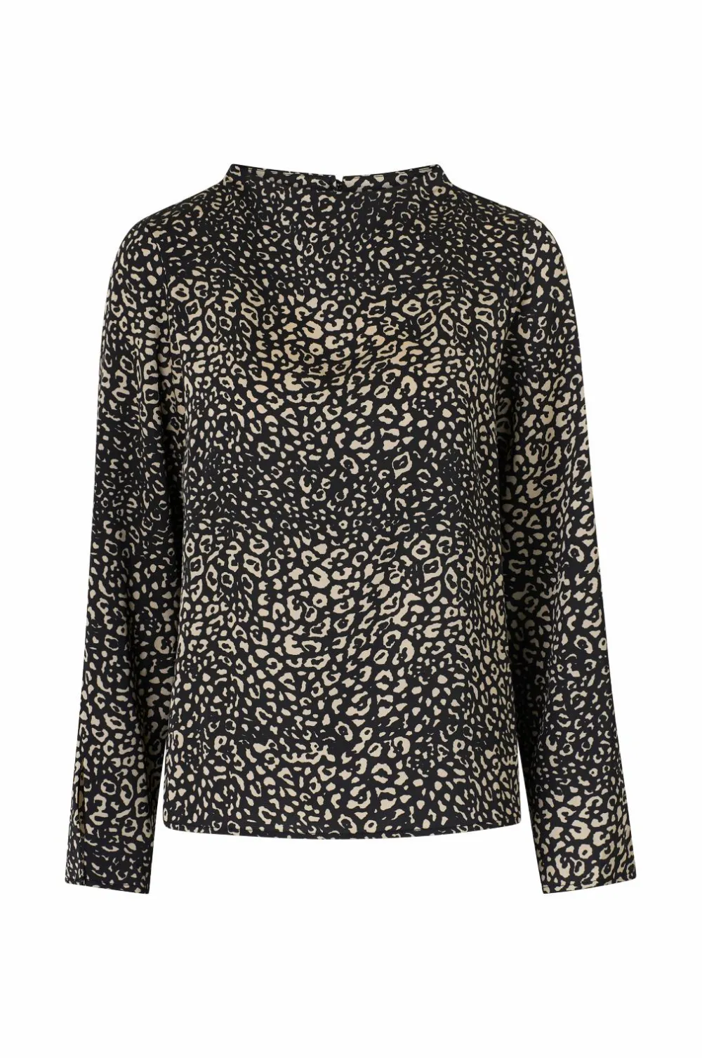 Ellos Collection Bluse i satin Leo AOP New