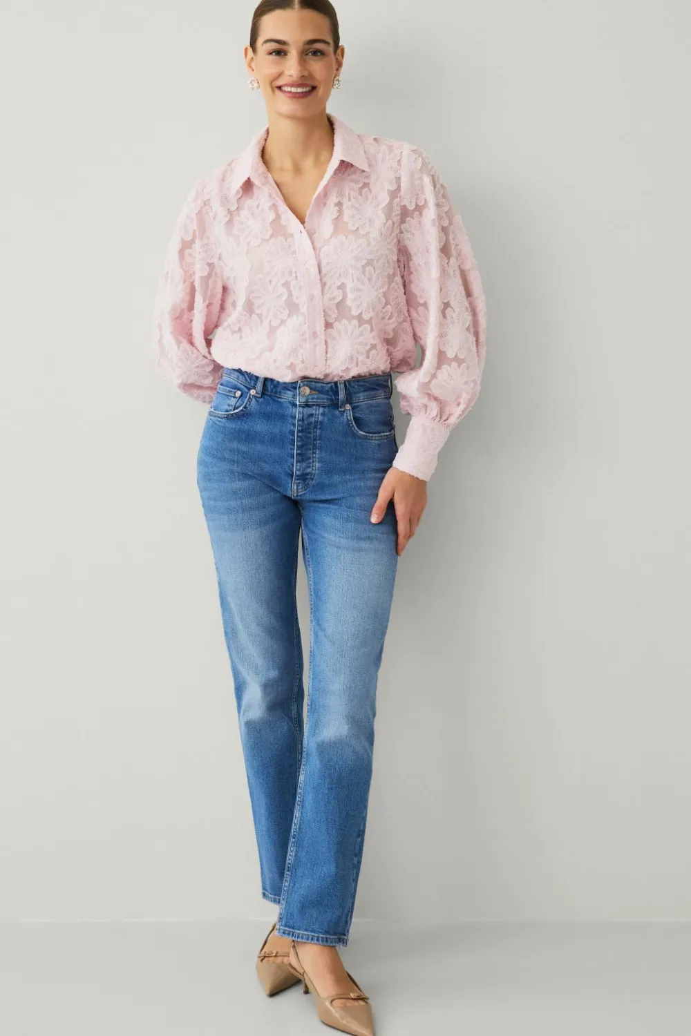 Ellos Collection Bluse Kim Ljusrosa Best