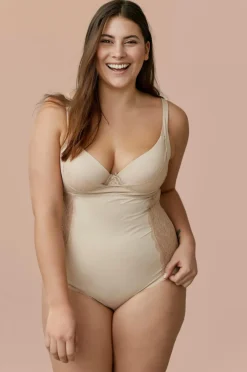 Ellos Shaping>Collection Body slimmer - medium støtte Hudfarvet
