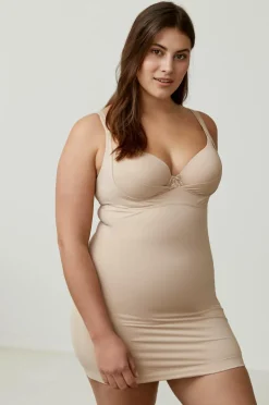 Ellos Collection Bodyshaper-kjole - medium støtte Hudfarvet Sale