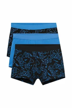 Ellos Collection Boksershorts med tryk Blå mønstret mix Best