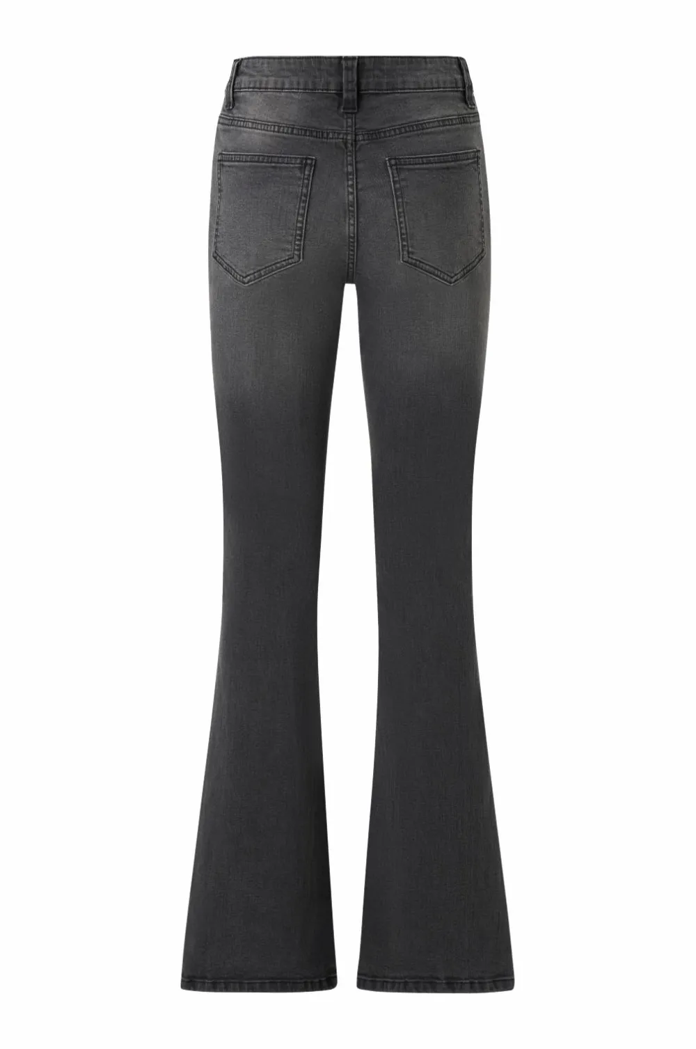Ellos Jeans>Collection Bootcut jeans med rhinstene Grå