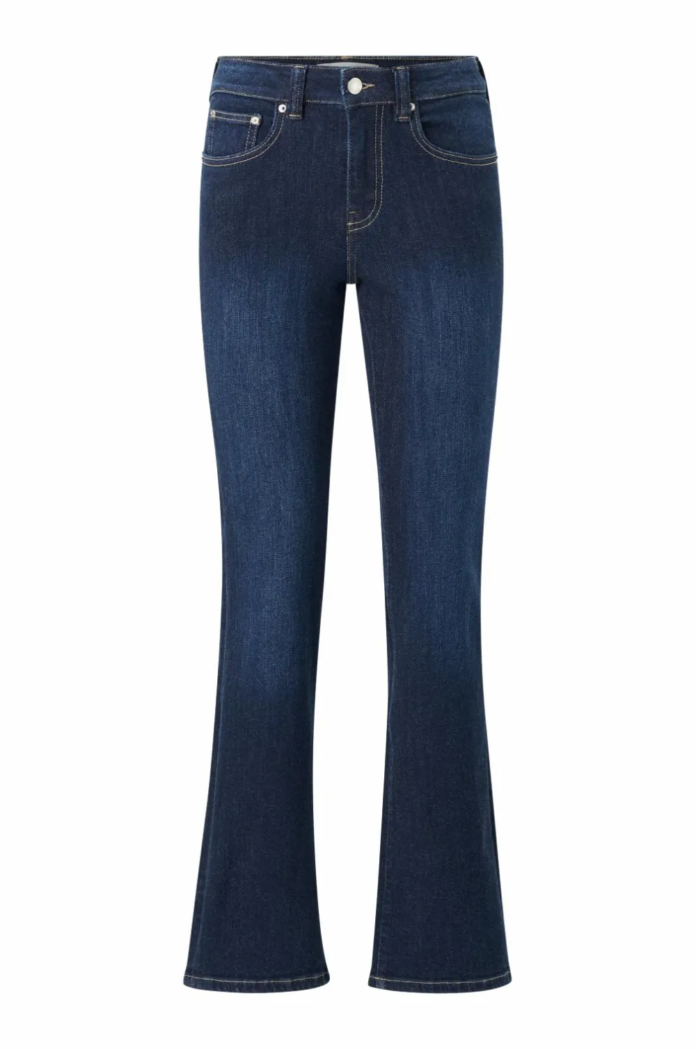Ellos Collection Bootcut jeans med baglommer mørk blå Outlet