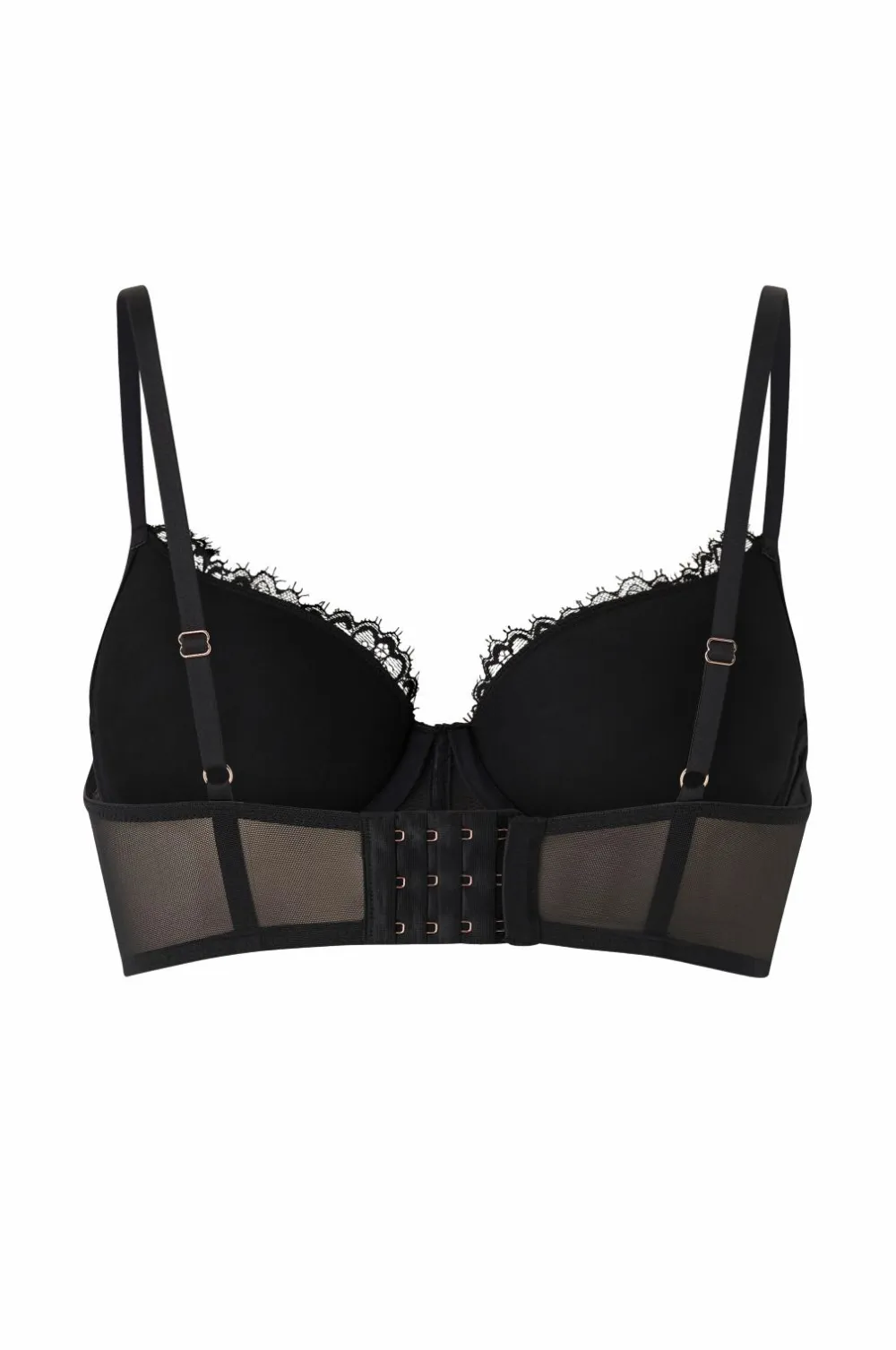 Ellos Bh'Er>Collection Bustier med vatterede skåle med bøjle Sort