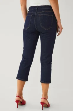 Ellos Collection Caprijeans Mørkeblå Best