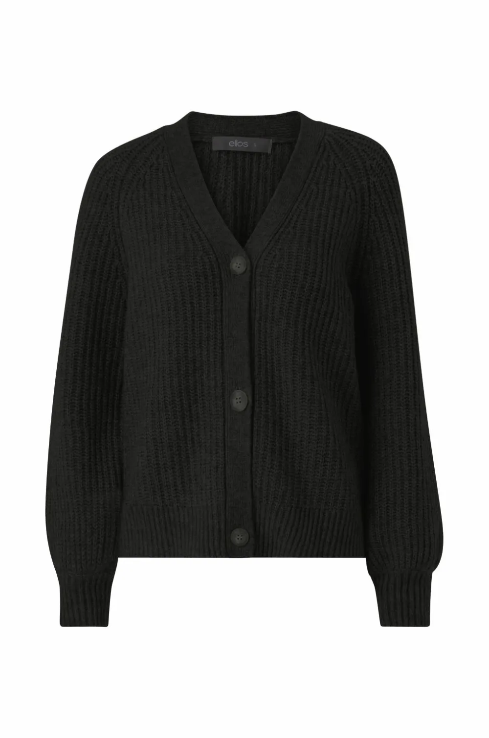 Ellos Trøjer & Cardigans>Collection Cardigan med knapper sort