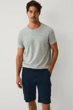Ellos Shorts>Collection Cargo shorts Aidan Marineblå