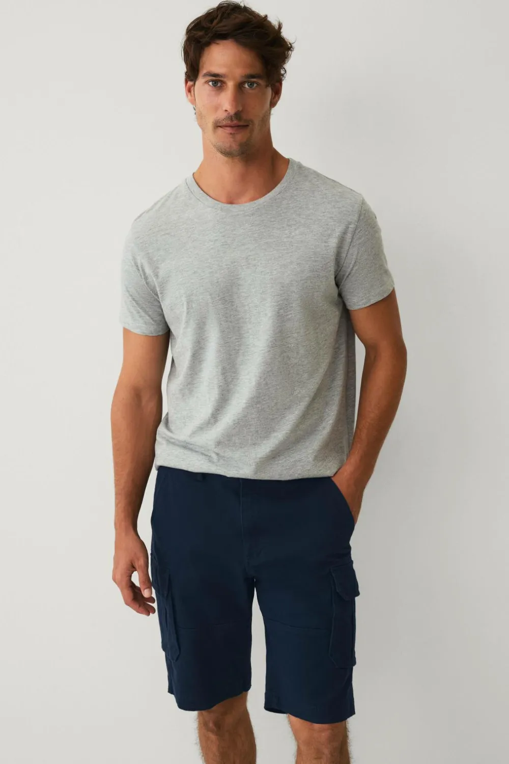 Ellos Shorts>Collection Cargo shorts Aidan Marineblå