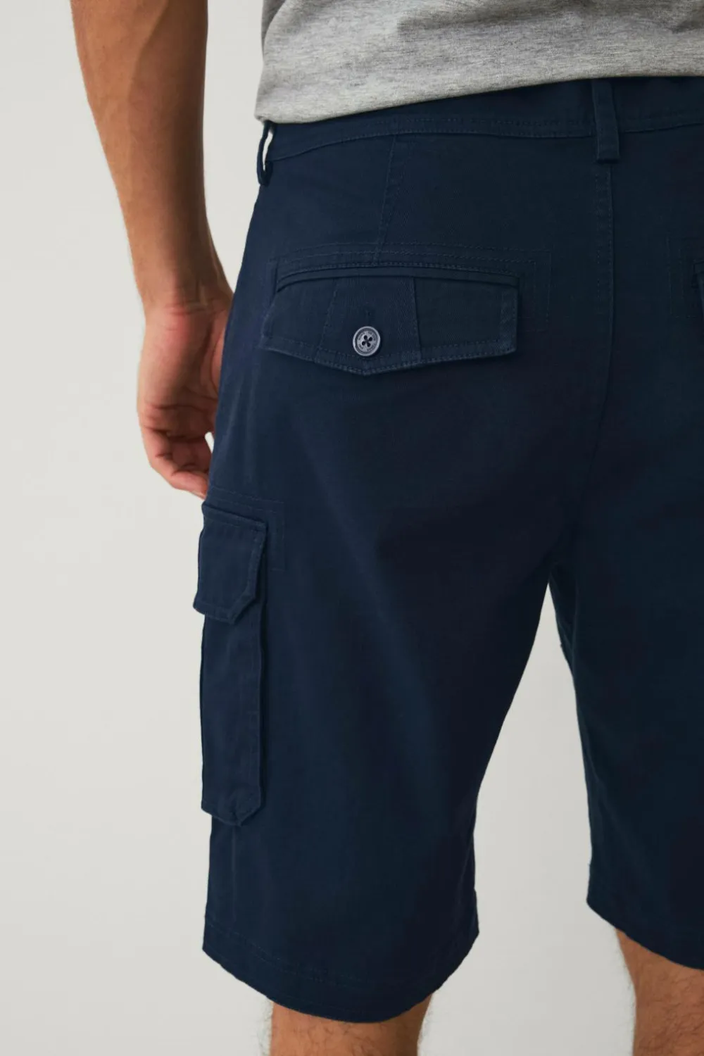 Ellos Shorts>Collection Cargo shorts Aidan Marineblå