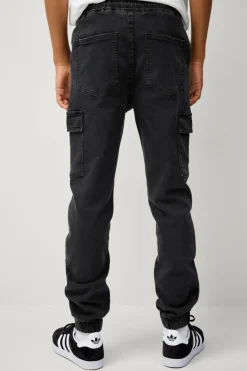 Ellos Collection Cargobukser Dylan Sort denim Discount