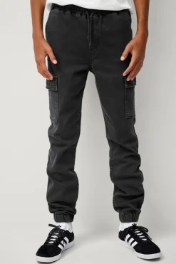 Ellos Collection Cargobukser Dylan Sort denim Discount