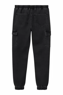 Ellos Collection Cargobukser Dylan Sort denim Discount