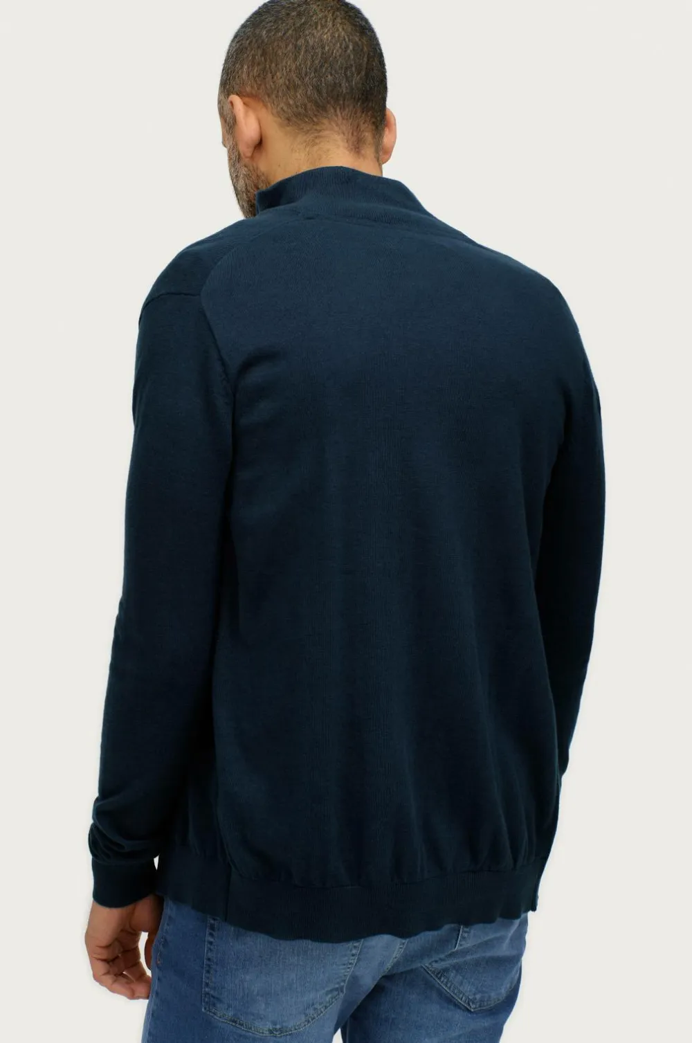 Ellos Basistøj|Trøjer>Collection Cardigan Colin Marineblå
