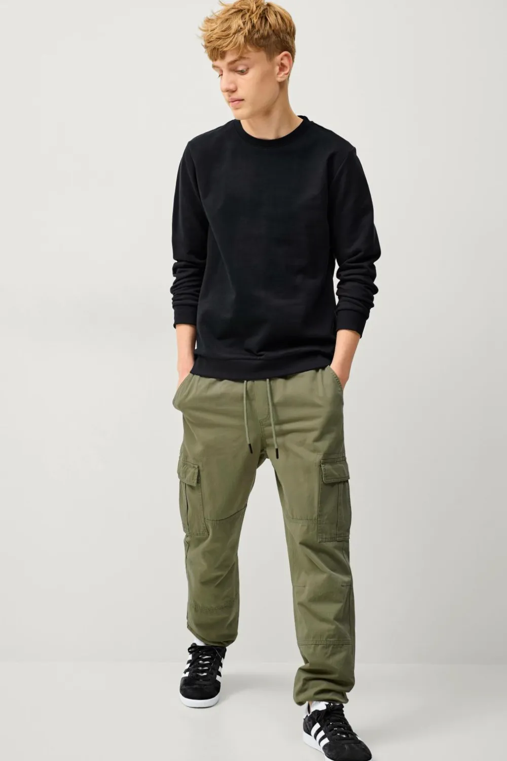 Ellos Collection Cargobukser James Grøn Sale