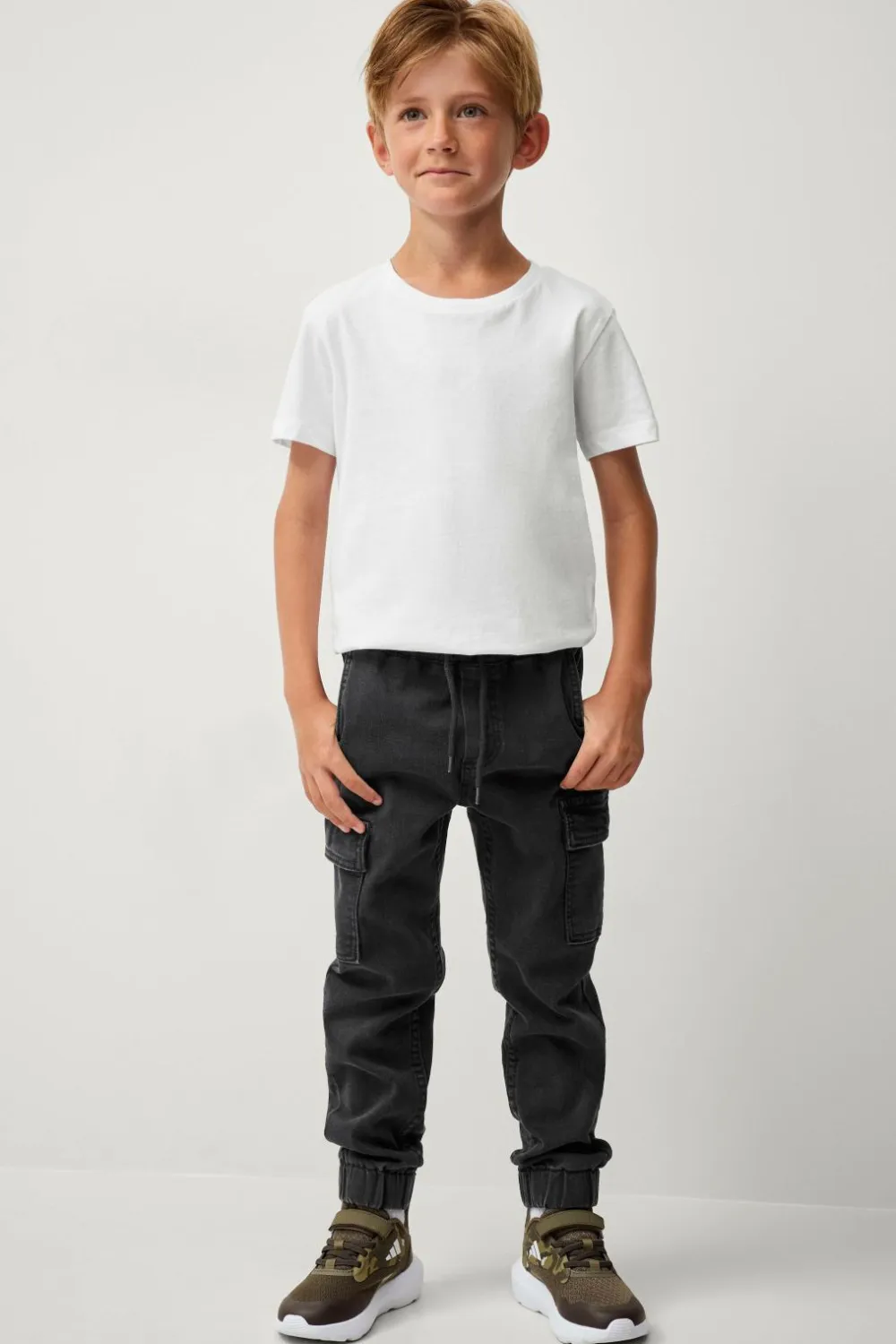 Ellos Collection Cargobukser Dylan Sort denim New