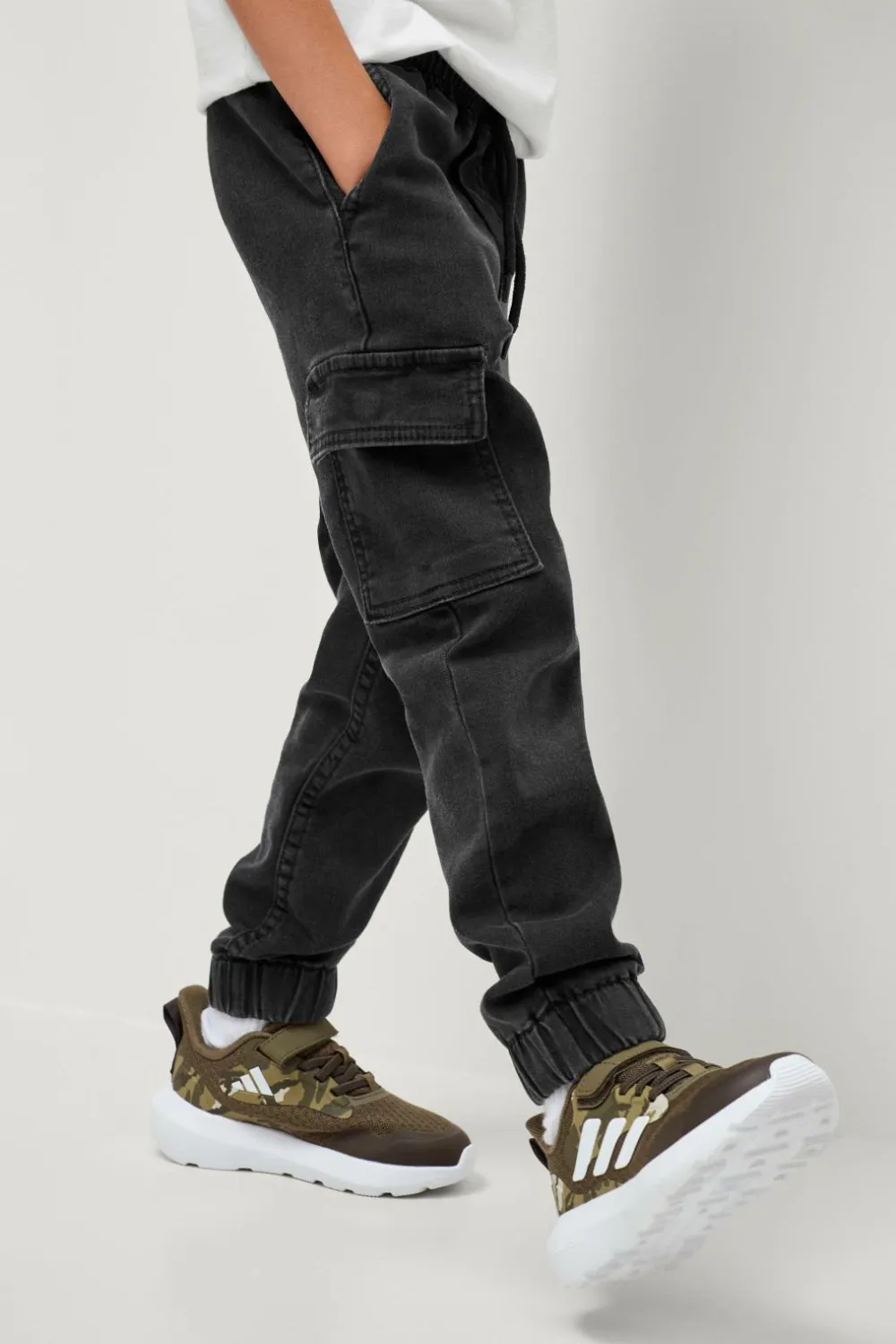 Ellos Collection Cargobukser Dylan Sort denim New