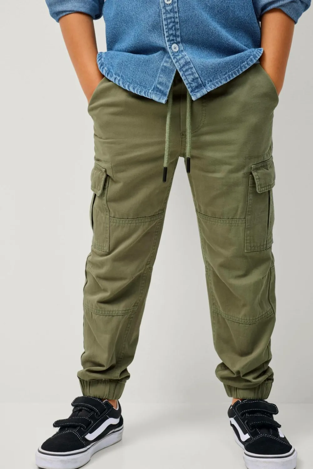 Ellos Collection Cargobukser James Grøn Outlet
