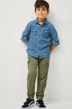Ellos Collection Cargobukser James Grøn Outlet