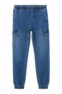 Ellos Bukser & Leggings>Collection Cargobukser Dylan Blå denim