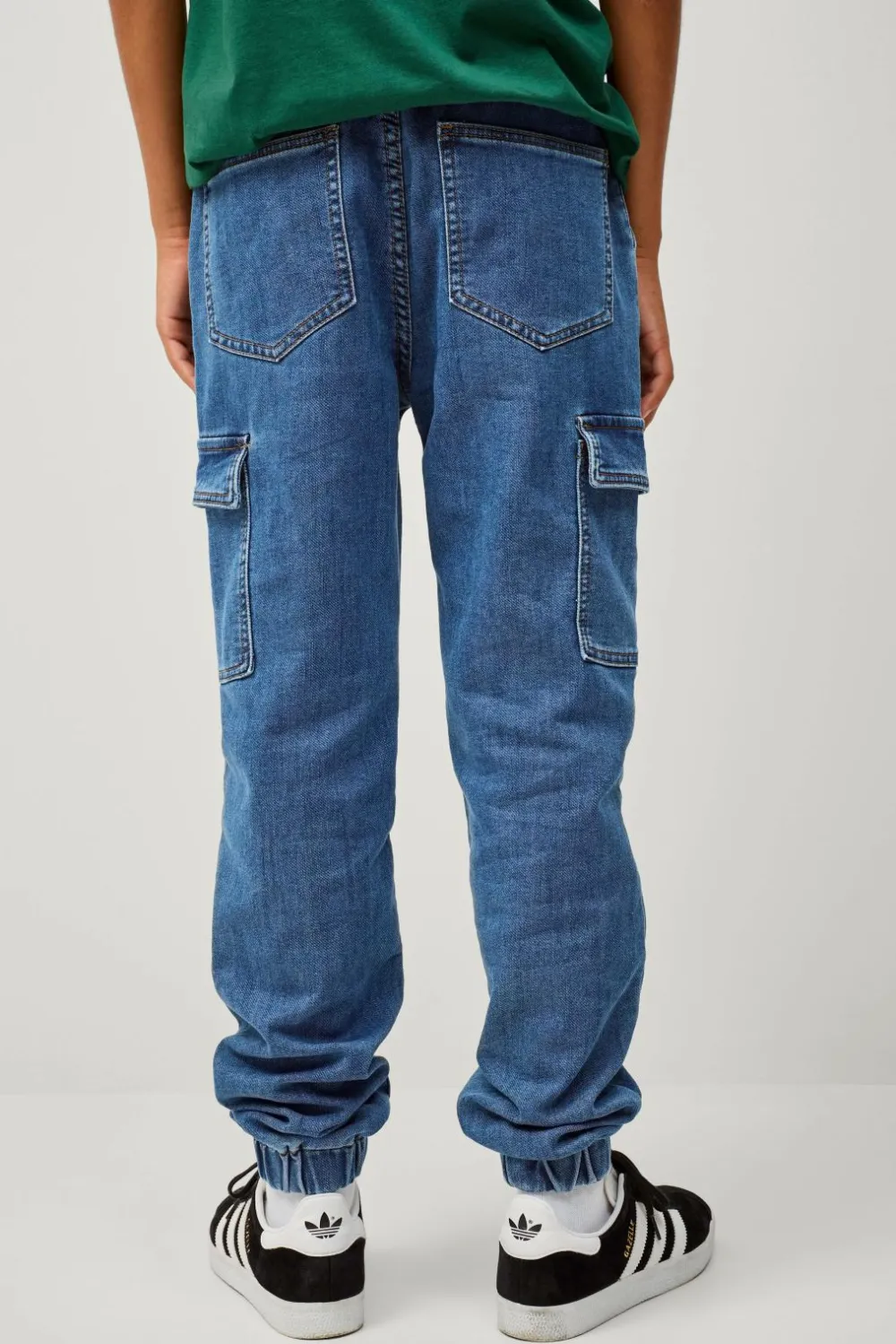 Ellos Bukser & Leggings>Collection Cargobukser Dylan Blå denim