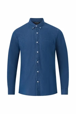 Ellos Collection Cowboyskjorte Bryant Mørkeblå denim New