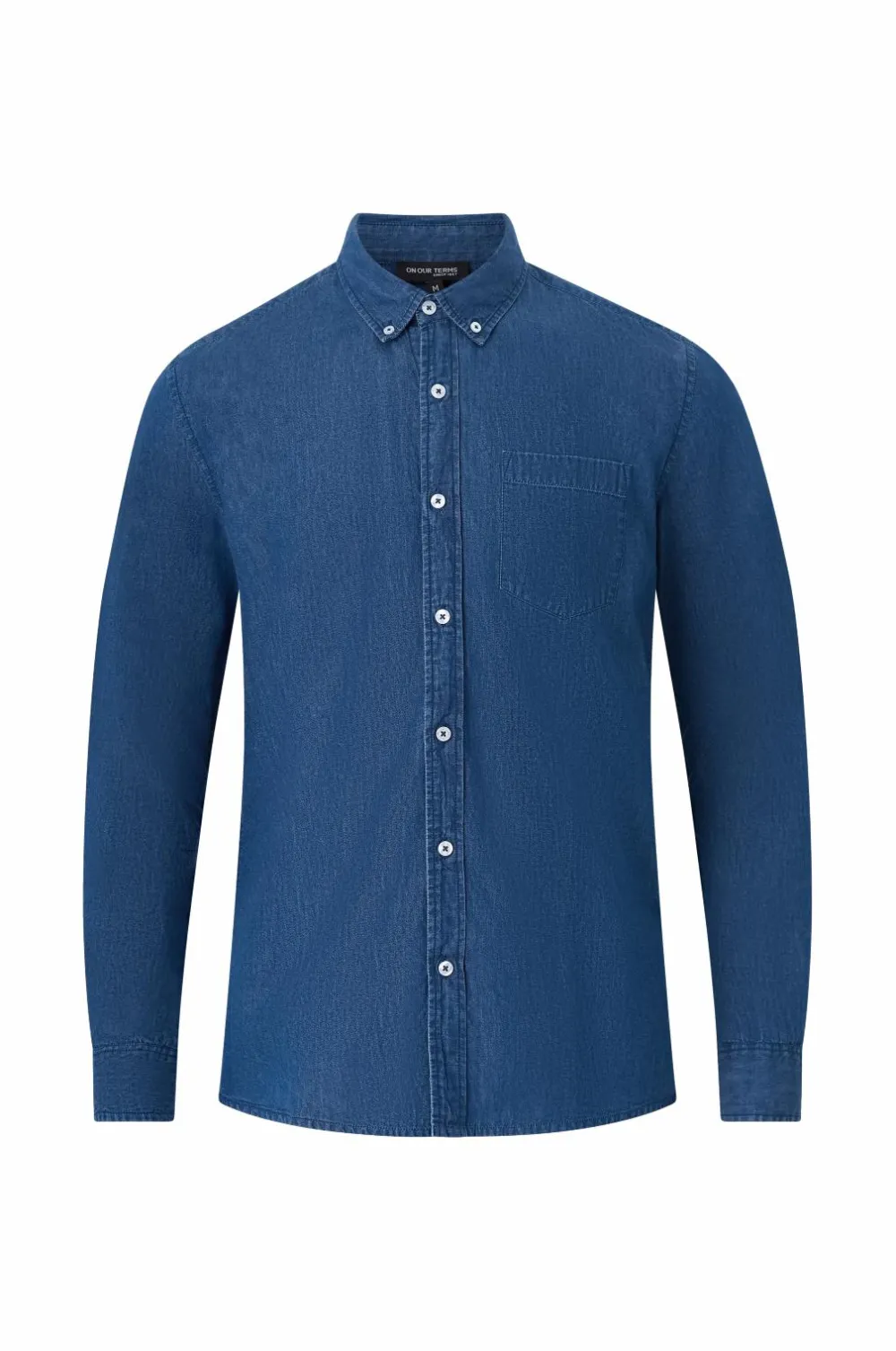 Ellos Collection Cowboyskjorte Bryant Mørkeblå denim New