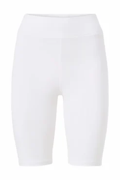 Ellos Collection Cykelshorts med høj talje Hvid Outlet